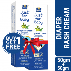 Parachute Just for Baby - Diaper Rash Cream 50g (Buy 1 GET 1 FREE)